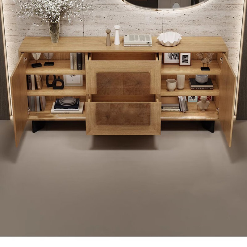 Large-Capacity Multi-Functional Sideboard, 35.43" H x 78.74" W x 15.75" D