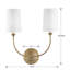 Elyseum 2 - Light Dimmable Armed Sconce