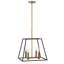 Luminaire suspendu géométrique à 4 lumières Darby-797860754
