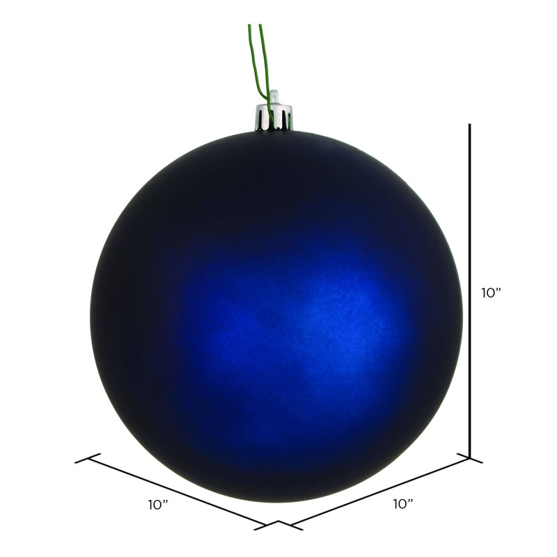 Décoration de boule décorative des Fêtes, Bleu nuit mat