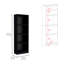 Black 3 Piece Living Room Set With 3 Bookcases