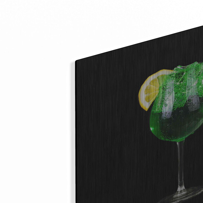 «Green Shamrock», art mural en métal, H 12 po x l 12 po