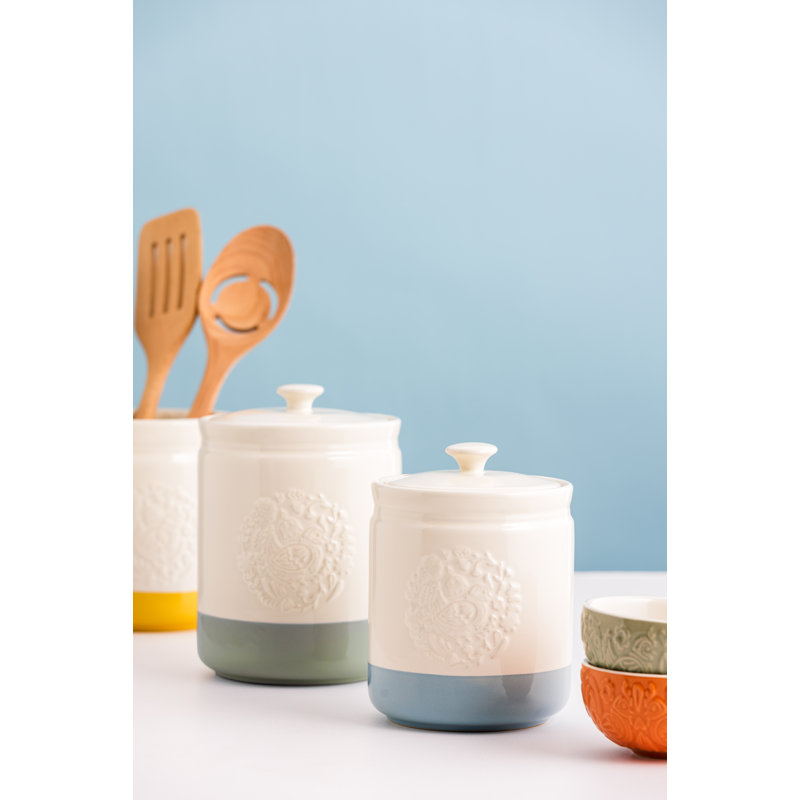Mason Cash Home To Roost Large Storage Jar, 13" H x 13" W x 19" D
