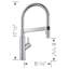 Robinet de cuisine à double jet Solenta-34379635