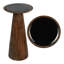 Table à boissons ronde en bois de manguier de 21,5 po Linden-231635936