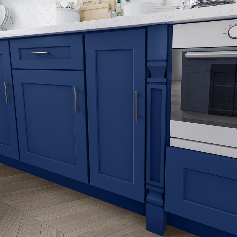 Armoire à épices Base, Shaker bleu, 12" W x 34.5" H x 24" D