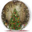 Horloge murale de Noël Wamika