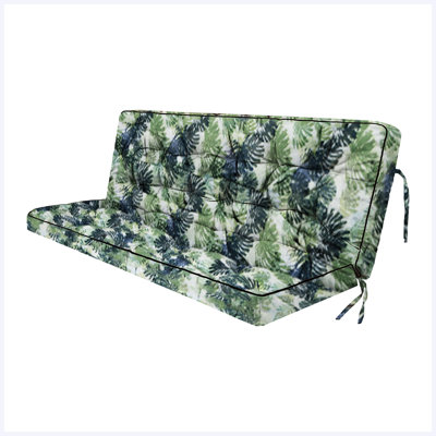 3 Seater Replacement Swing Cushions, 71 x 40 Inch Waterproof Porch Swing Cushion, 4 Inch Thick Outdoor Bench Pad
