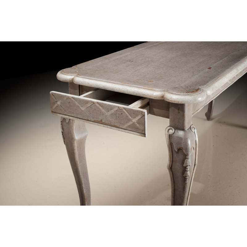 Console en bois massif 63 po