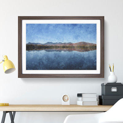 Lake Jerico in New Hampshire - Picture Frame Graphic Art