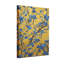 Plantes et fleurs Fleurs bleues sur fond jaune