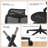 Q3 Ergonomic Office Chair — Adaptive 3-Point Lumbar Support with 136° Recline for Gaming and Home