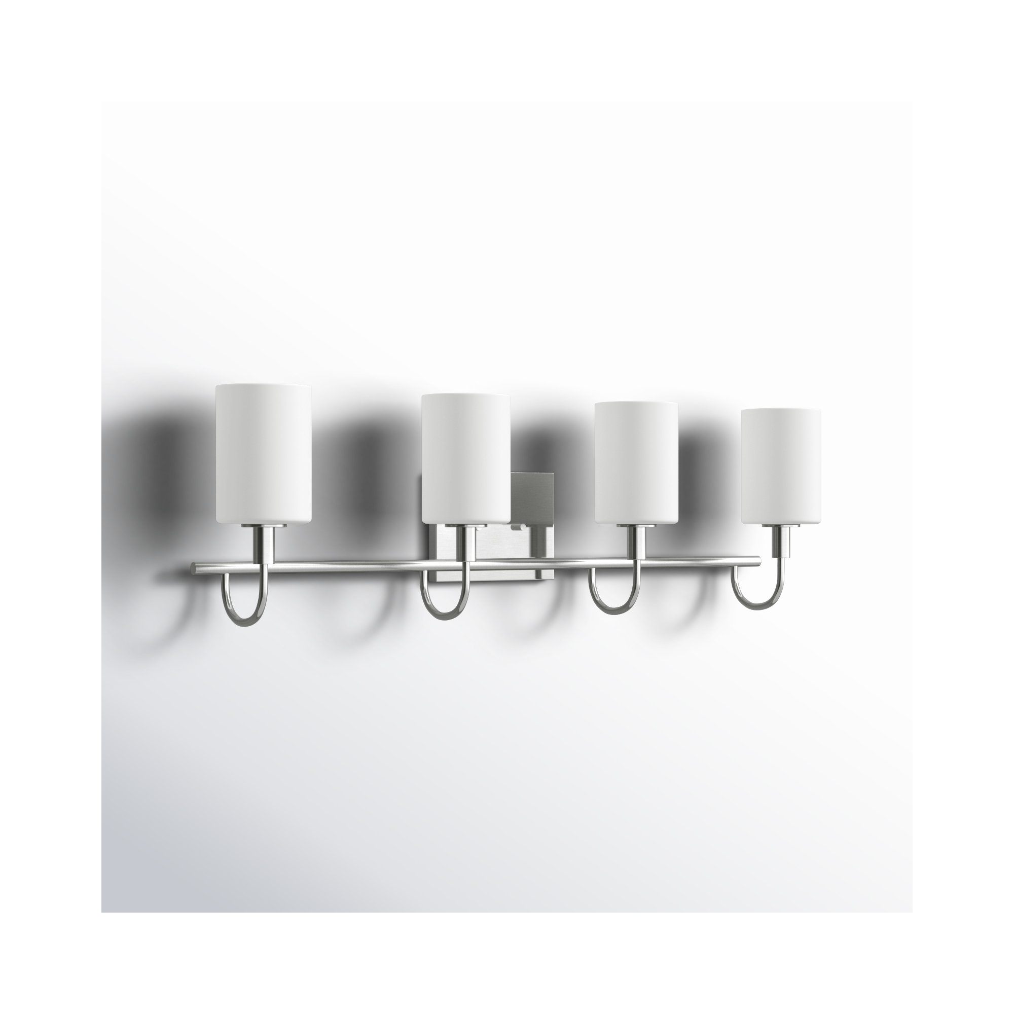 Rowley 4-Light Dimmable Vanity Light, Brushed Nickel