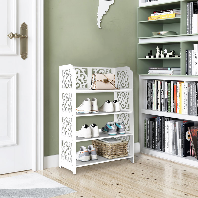 8 Pair Stackable Shoe Rack
