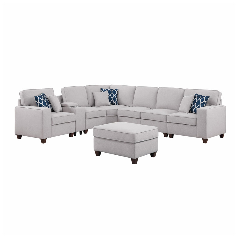 Sam Sectional Sofa with Ottoman