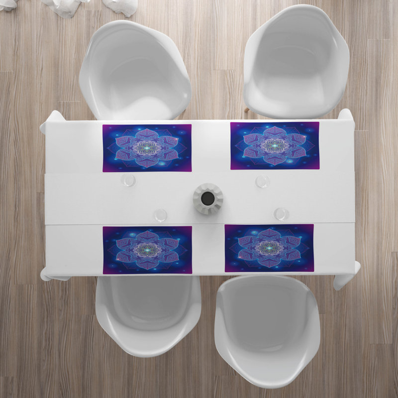 Polyester Geometric Rectangle Placemat