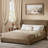 Upholstered Bed Frame With Headboard, No Box Spring Required-1782466019-1782466025