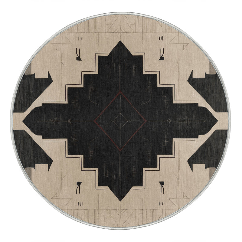 Monarch's Mosaic Rug, Round 6'