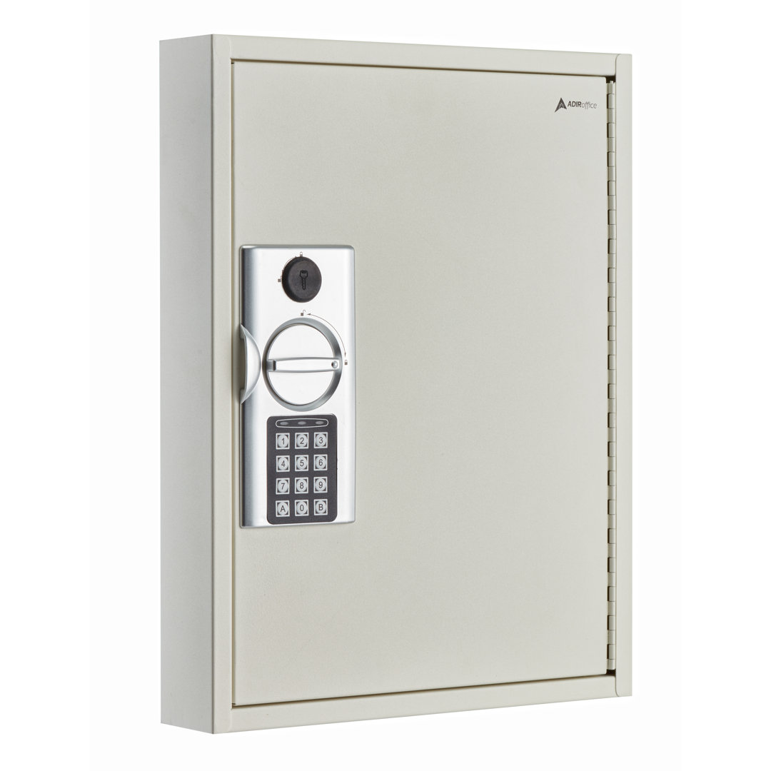 60-Key Steel Heavy-Duty Digital Lock Key Cabinet AdirOffice 