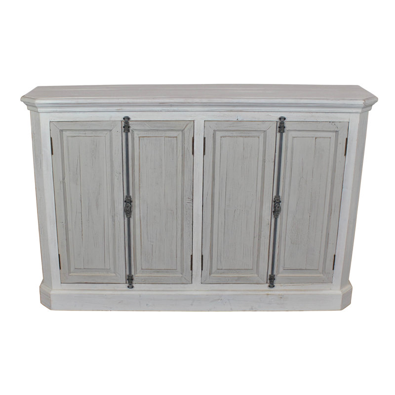 Console en bois massif 60 ", Naturel