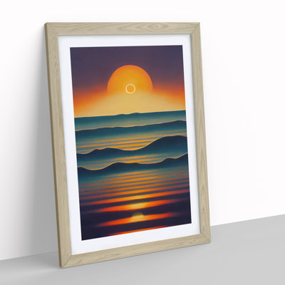 Outstanding Sunset View Abstract - Single Picture Frame Print