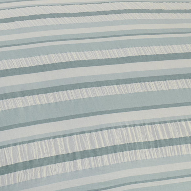Tommy Bahama Clearwater Cay Blue Seersucker Cotton Duvet Cover Set