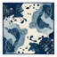 Tapis bleu moelleux doux et moelleux Eichhorn Bold & Eclectic-901711810