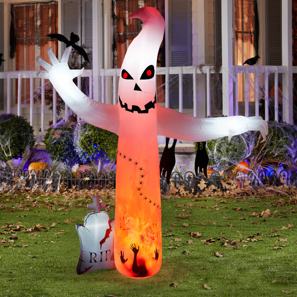 The Holiday Aisle® Halloween Ghost Inflatable Decor | Wayfair