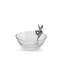 Garden Friends Glass Dessert Bowl