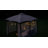 12 pi. L 10 pi. D Pavillon de jardin en métal avec filet-86176386