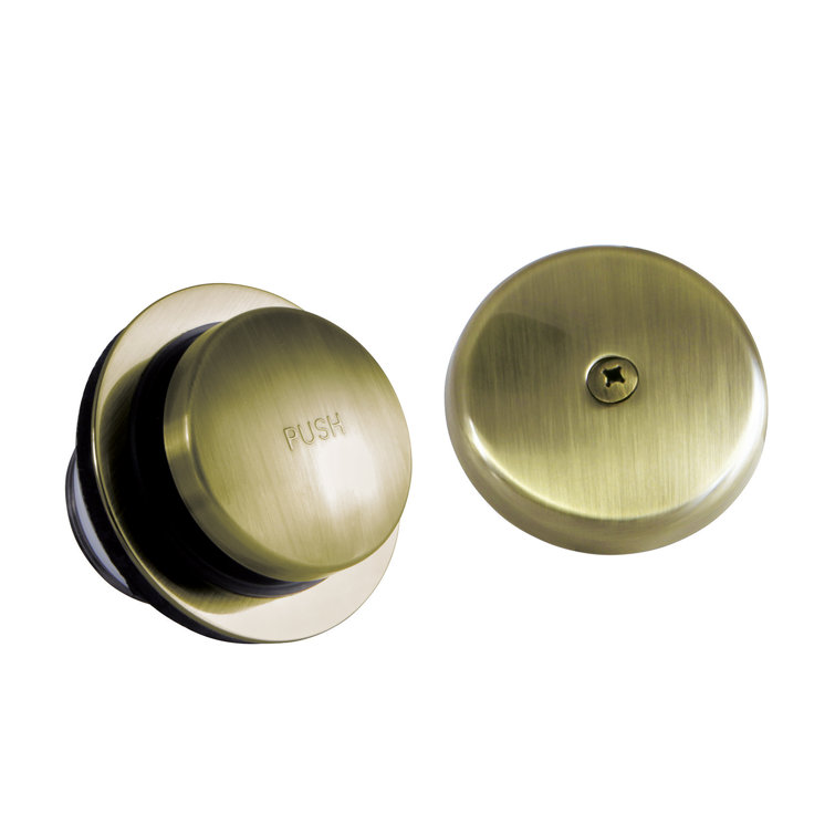 Kingston Brass Trimscape Zinc Alloy Alloy Toe Touch Tub Drain Conversion Kit