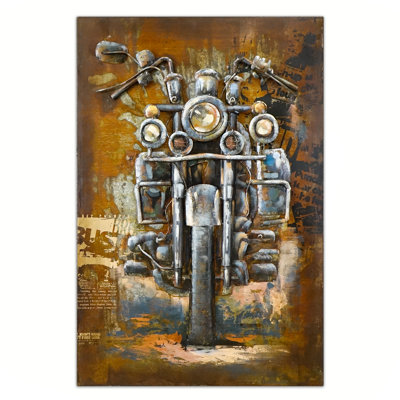 Industrial Transportation Wall Decor on Metal
