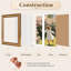 Cadre photo rétro 3,5 x 5, élégant cadre rétro 3,5 x 5 pour affichage mural ou de table, paquet de 4-66658740