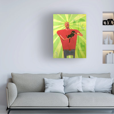 Bolog Bebe Keith Cat Gentleman Canvas Art