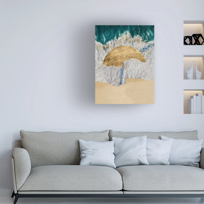 "Breaking Shore I" sur toile