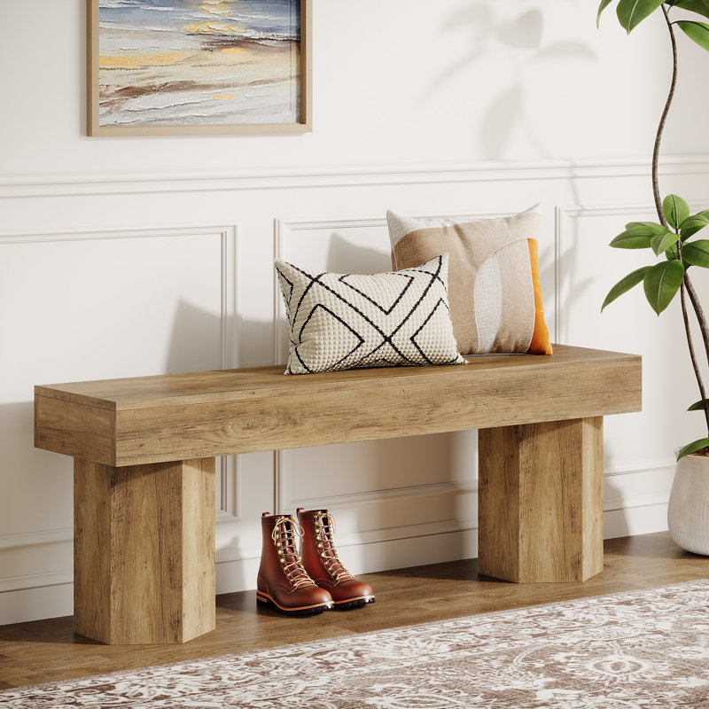 41" Farmhouse Entryway Bench