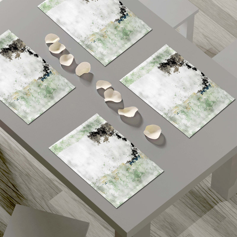 Napperon abstrait en polyester