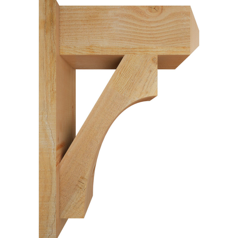 Persienne en bois rustique Westlake Craftsman, P 20 po x H 28 po, Sapin Douglas de 8 po (sciage brut)
