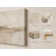 «Dune Horizon - Warm Beige Abstract Landscape», estampe numérique sur toile tendue-130151830