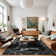 Monaco Series Abrstract Black/Gray/Ivory/Beige Area Rug