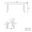 Modern simple rectangular dining table set-102481285
