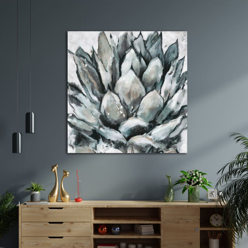 " Cereus Echeveria ", 20" H x 20" W x 1.5" D