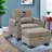 Multifunctional Recliners With Storage And Usb Charging, Plush Chenille, Home Relaxation - Brown