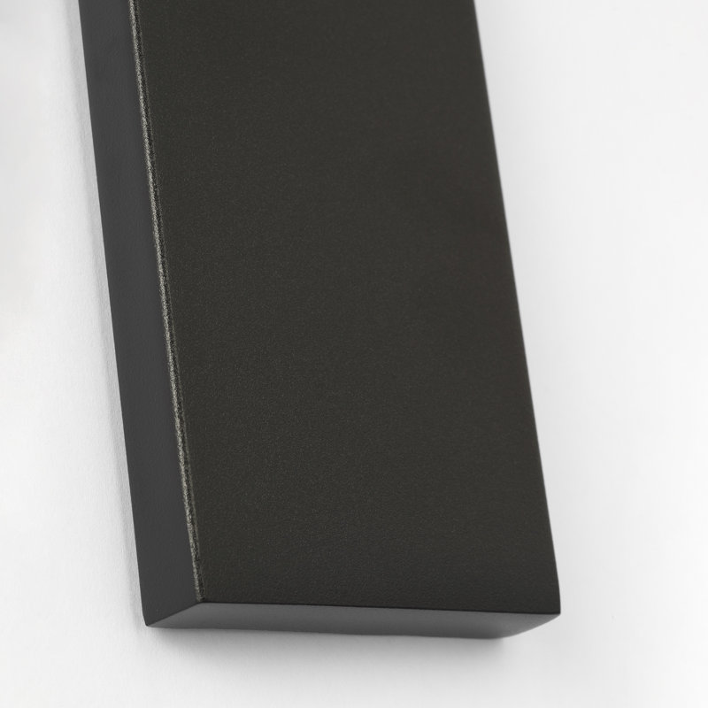 Froler LED Outdoor Sconce, Black, Black, 24" H x 2.4" W x 2.6" D
