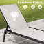Ensemble de chaise longue empilable et inclinable en métal-1276534455