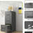 3 Drawer File Cabinet with Lock Metal Vertical File Cabinet-1526577603