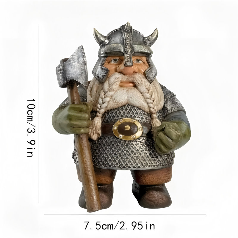 Figurine miniature de gnome nain viking