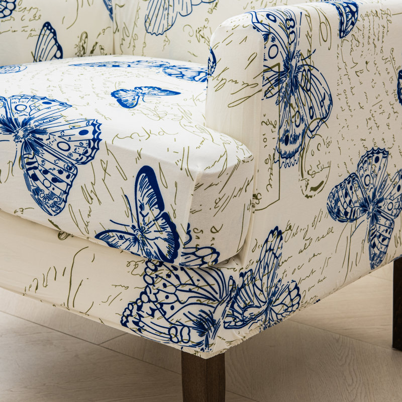 Housse extensible 2 pièces pour chaises d'appoint - Housse de coussin séparée, protection de canapé facile à installer avec tissu en soie laiteuse