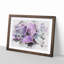 Lilac & Green Succulent Plant - Picture Frame Painting Print-56734409-56734408