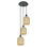 Luminaire suspendu suspendu à cordon 3 lumières Ballston - Alyette